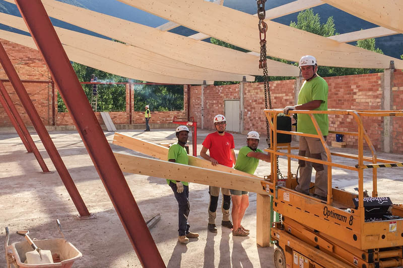 área técnica en madera Pallars Fustes